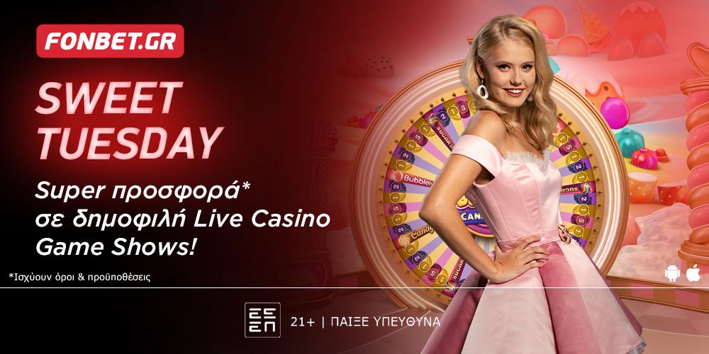 “Sweet Tuesday” στο Live Casino της Fonbet